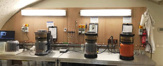 Brewing test set up