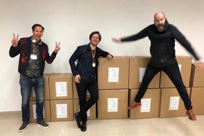 Olivier, Bart, Ko & the missing Steven in the picture send their greets :)