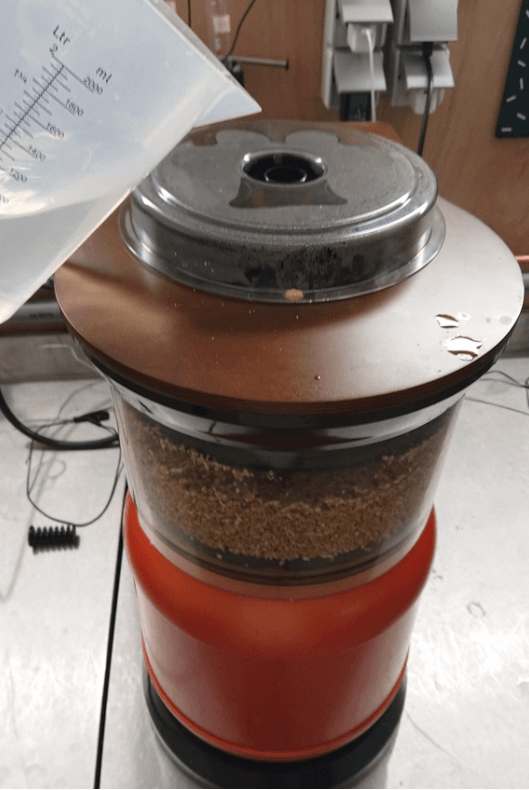 Sparging with minibrew otb